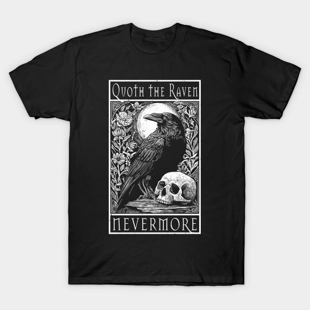 Men Black Print T-shirt Quoth The Raven - Nevermore - Edgar Allan Poe Art No-Cut Transfer Paper Print Cotton Tshirt 3XL чорний
Men Black Print T-shirt Quoth The Raven - Nevermore - Edgar Allan Poe Art No-Cut Transfer Paper Print Cotton Tshirt 3XL чорний