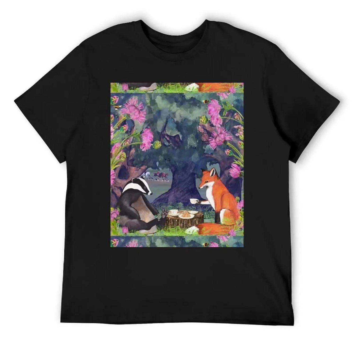 Badger and Mr Fox T-Shirt cheap stuff korean fashion plus sizes mens white t shirts XXXXXL чорний
Badger and Mr Fox T-Shirt cheap stuff korean fashion plus sizes mens white t shirts XXXXXL чорний