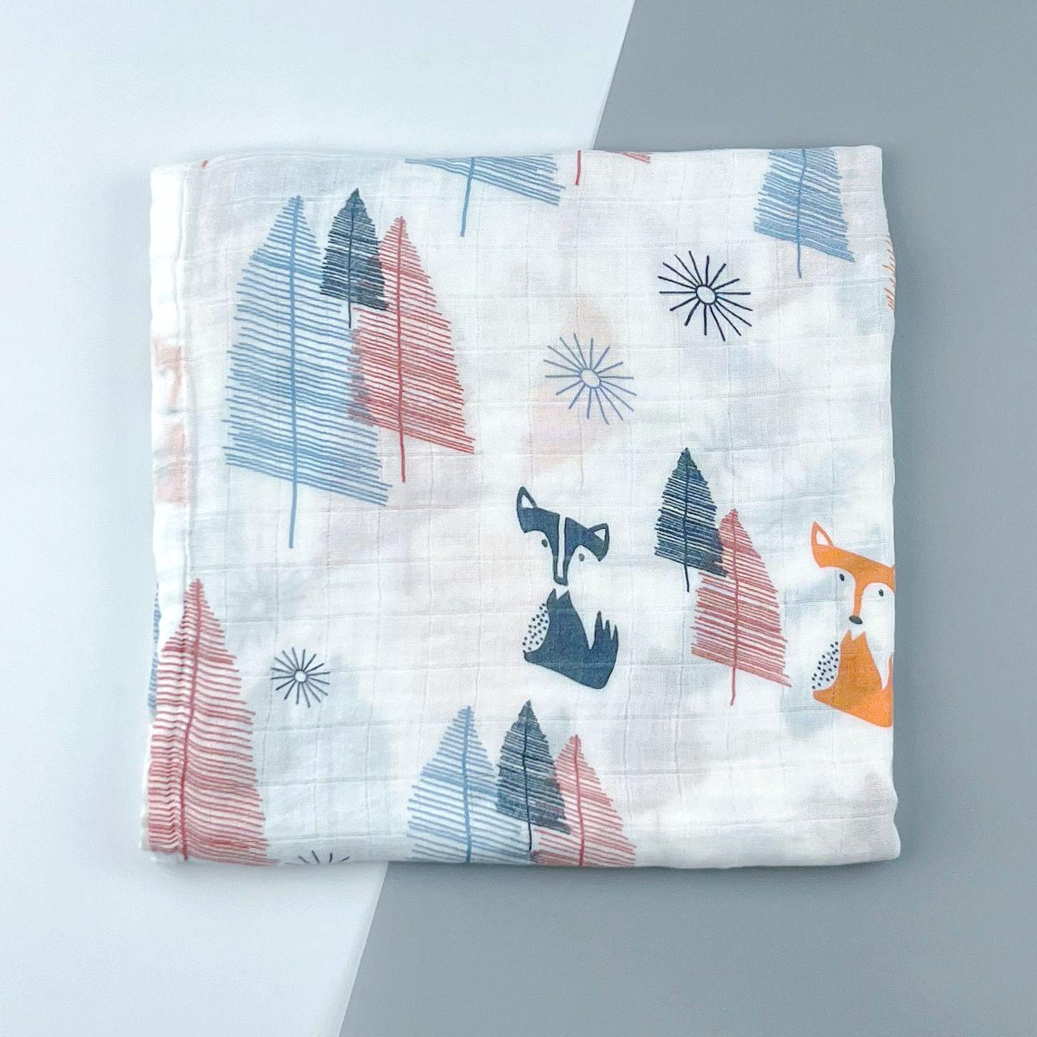 Ultra Soft Baby Bamboo Cotton Muslin Swaddle Blanket & Nursing Cover Stretched 110x120 cm
Ultra Soft Baby Bamboo Cotton Muslin Swaddle Blanket & Nursing Cover Stretched 110x120 cm
