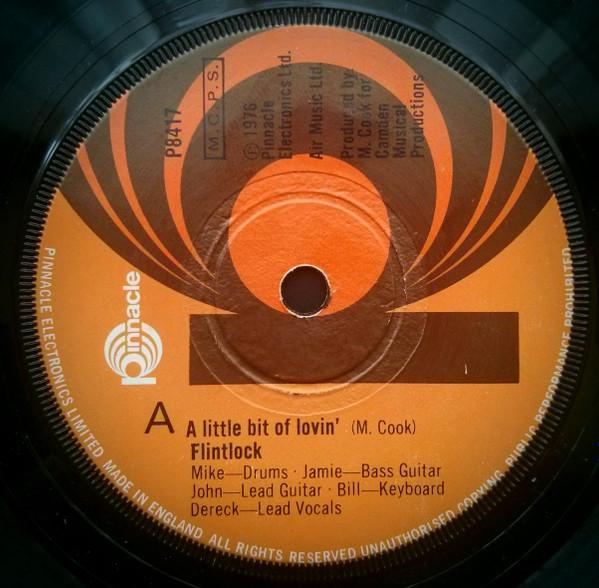 7inch Record FLINTLOCK - A Little Bit Of Lovin P8417 Pinnacle Record 1976 UK Rock Used
7inch Record FLINTLOCK - A Little Bit Of Lovin P8417 Pinnacle Record 1976 UK Rock Used