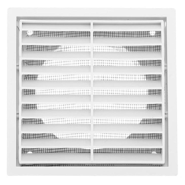 Plastic Square Air vent Louvered Grille Cover Vent with Fly Screen Mesh Ducting Ventilation Cover Easy to Use
Plastic Square Air vent Louvered Grille Cover Vent with Fly Screen Mesh Ducting Ventilation Cover Easy to Use
