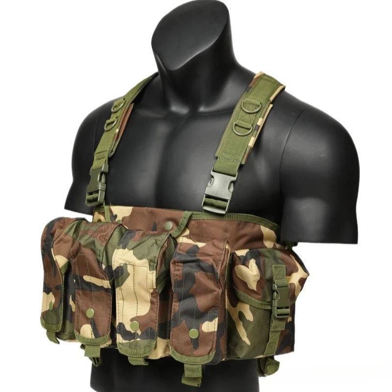 Chest Rig AK 47 Molle Magazine Carrier Pouch Outdoor Sports Accessories Training Hunting Vest
Chest Rig AK 47 Molle Magazine Carrier Pouch Outdoor Sports Accessories Training Hunting Vest