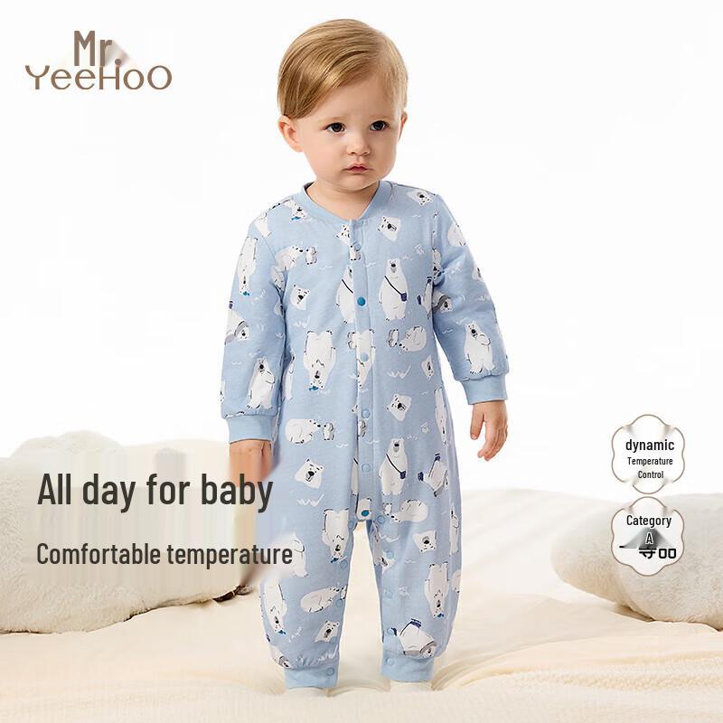 YEEHOO Baby Padded Wrap Romper 90cm
YEEHOO Baby Padded Wrap Romper 90cm