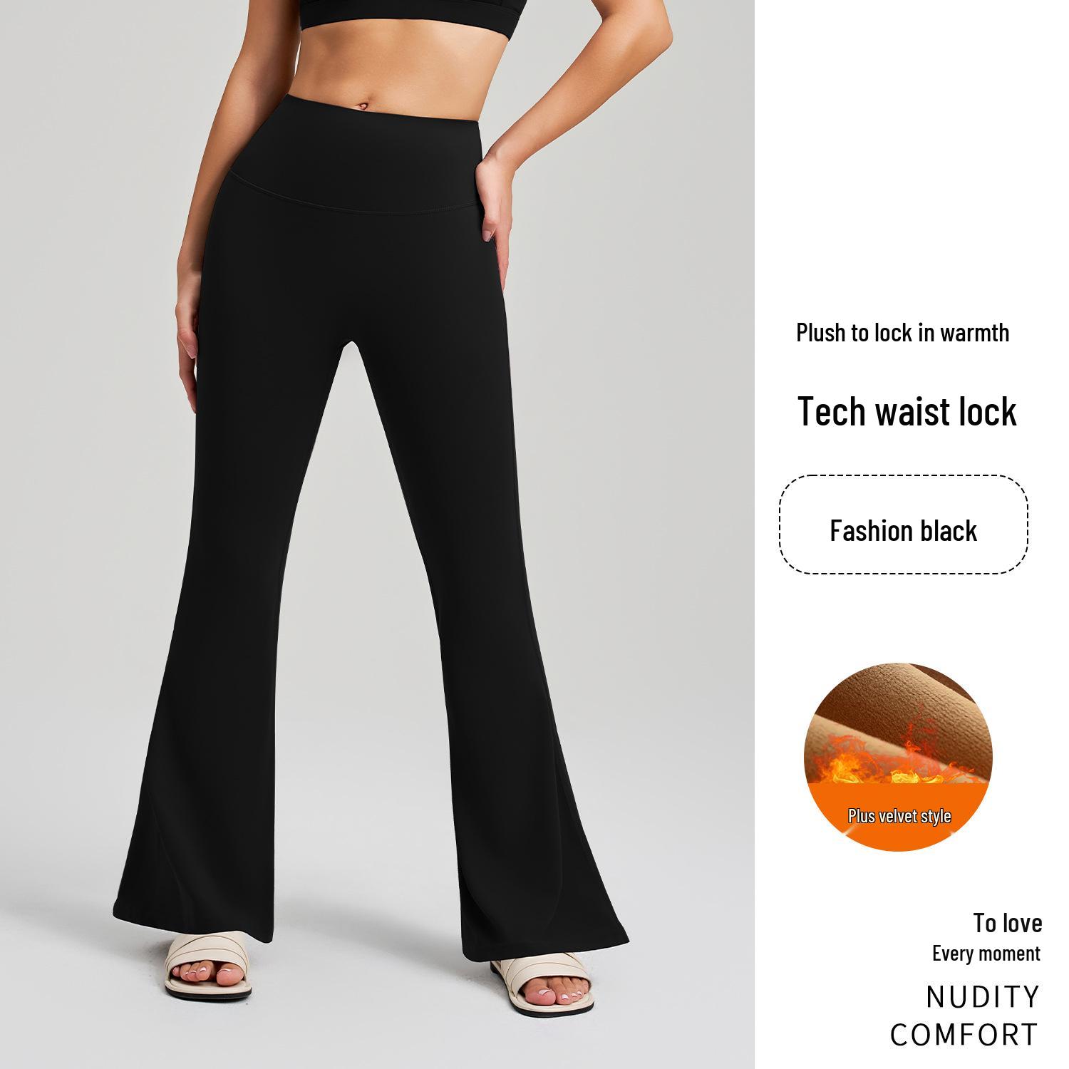 Plus Velvet High-Waisted Wide-Leg Yoga Pants with Micro-Flare and Quick-Dry Antibacterial Fabric XL
Plus Velvet High-Waisted Wide-Leg Yoga Pants with Micro-Flare and Quick-Dry Antibacterial Fabric XL