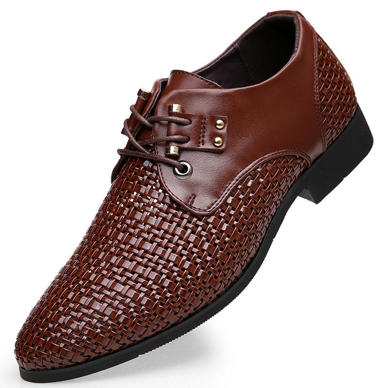 Men s leather shoes hollow 2025 summer business dress woven sandals genuine leather hole men s shoes 38
Men s leather shoes hollow 2025 summer business dress woven sandals genuine leather hole men s shoes 38