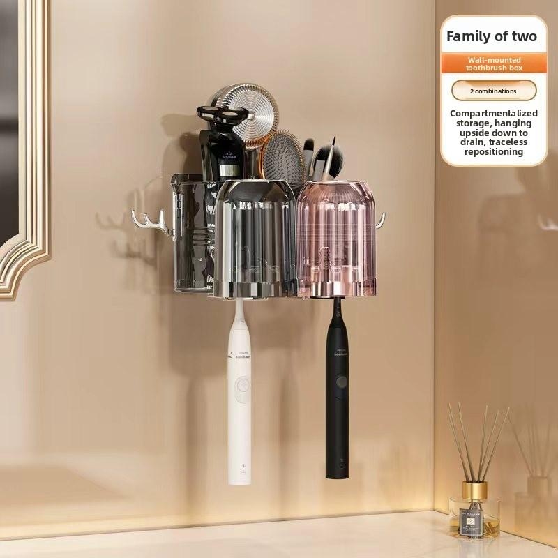 Antler Suction Cup Toothbrush Storage Rack, No Need for Drilling, Bathroom, Mouthwash, Brushing, Cup and Toothbrush Storage Rack Two people
Antler Suction Cup Toothbrush Storage Rack, No Need for Drilling, Bathroom, Mouthwash, Brushing, Cup and Toothbrush Storage Rack Two people