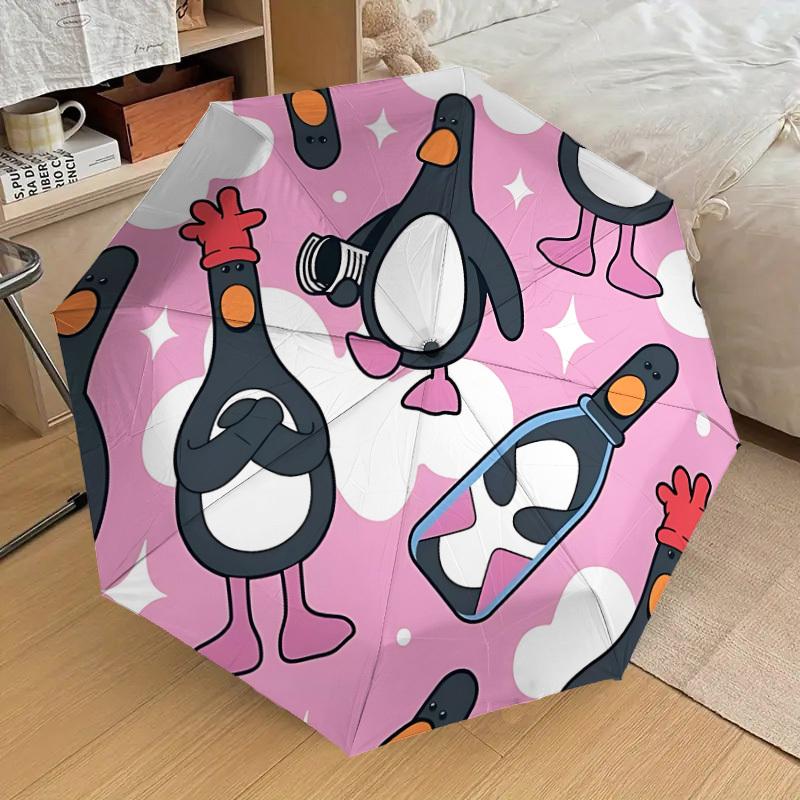 1pc Penguin Chicken Pattern Automatic Open/Close Umbrella, 8-Rib Sturdy Frame, Umbrella for Travel, Everyday, Formal Events yy251126037
1pc Penguin Chicken Pattern Automatic Open/Close Umbrella, 8-Rib Sturdy Frame, Umbrella for Travel, Everyday, Formal Events yy251126037