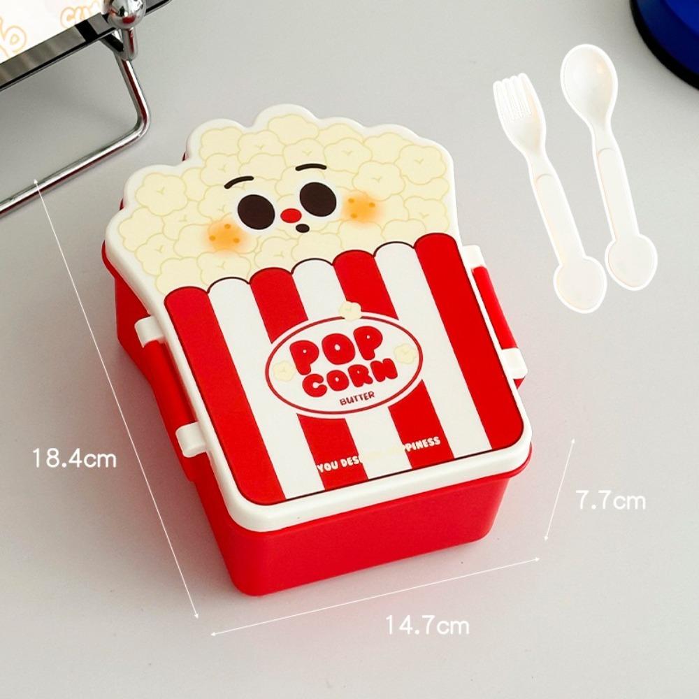 Creative Cartoon Bento Box Hamburger French Fries Divided Food Container Leakproof Fork Spoon Preservation Box Picnic
Creative Cartoon Bento Box Hamburger French Fries Divided Food Container Leakproof Fork Spoon Preservation Box Picnic