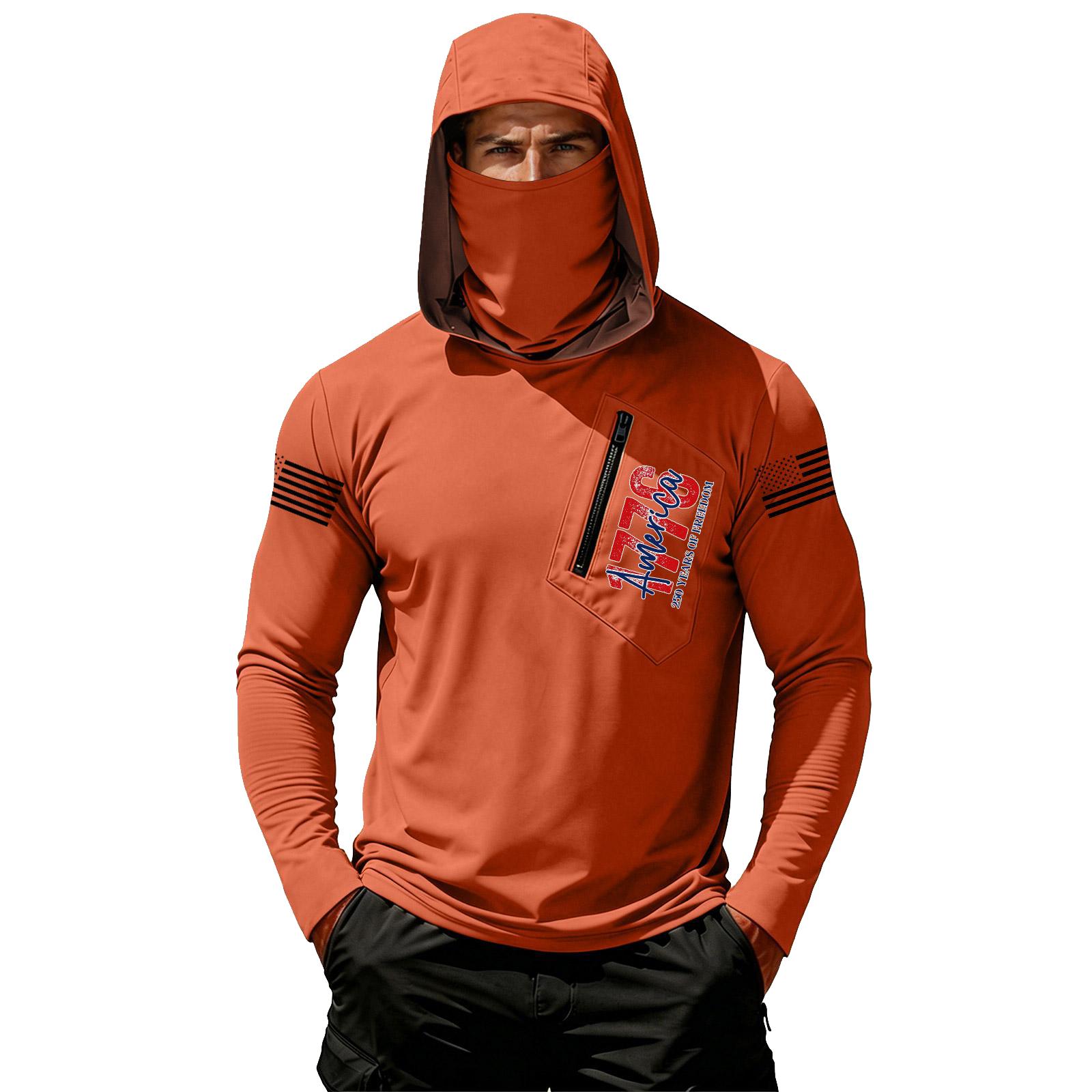 Men’s Long Sleeve Hooded Pullover Casual Lightweight Top with Zipper Pocket and Printed Chest Graphic Design XXL шафрановий
Men’s Long Sleeve Hooded Pullover Casual Lightweight Top with Zipper Pocket and Printed Chest Graphic Design XXL шафрановий
