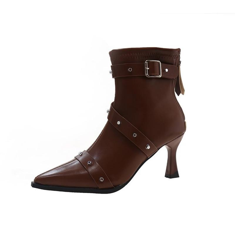 Осенняя и зимняя обувь больших размеров, удобные, на тонком каблуке, с острым носком, короткие, на высоком каблуке, женские сапоги 40 коричневый
Осенняя и зимняя обувь больших размеров, удобные, на тонком каблуке, с острым носком, короткие, на высоком каблуке, женские сапоги 40 коричневый