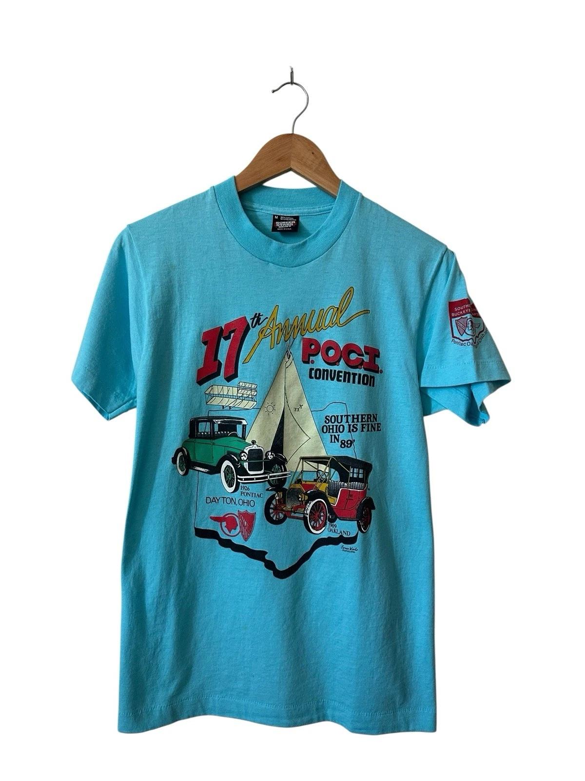 Vintage Pontiac POCI Convention T Shirt Men’s Small 80’s 90’s Oakland USA 4XL
Vintage Pontiac POCI Convention T Shirt Men’s Small 80’s 90’s Oakland USA 4XL