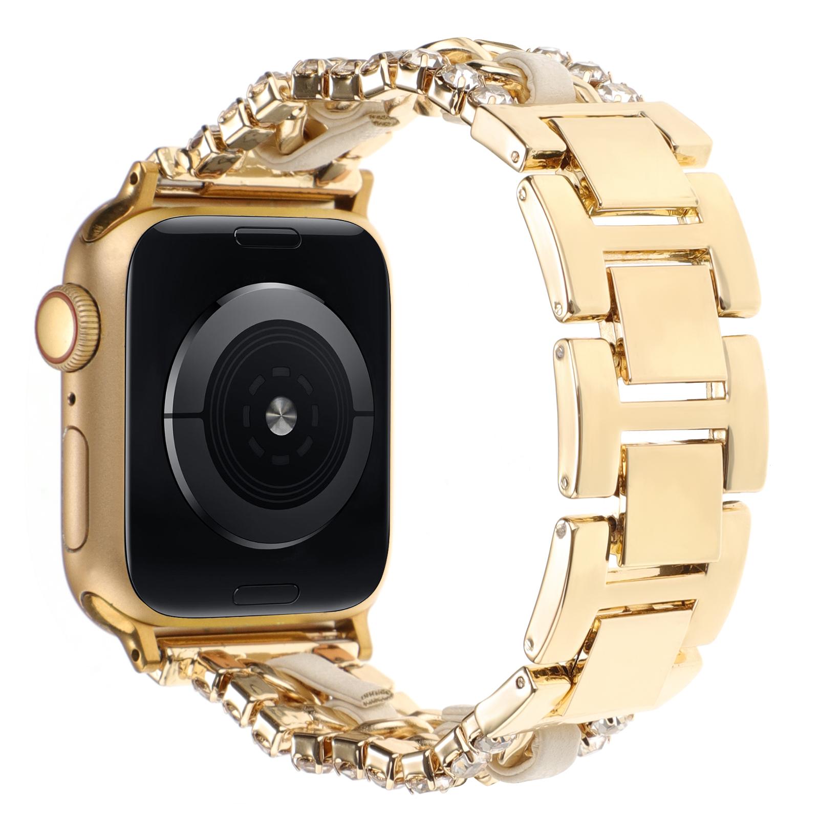 Шкіряний + Металевий Ремінець для Apple Watch Series 11 10 42мм / 9 8 7 41мм / SE3 SE2 SE 6 5 4 40мм / 3 2 1 38мм Декор зі Стразами Розкішний Стиль Ремінець для Годинника
Шкіряний + Металевий Ремінець для Apple Watch Series 11 10 42мм / 9 8 7 41мм / SE3 SE2 SE 6 5 4 40мм / 3 2 1 38мм Декор зі Стразами Розкішний Стиль Ремінець для Годинника