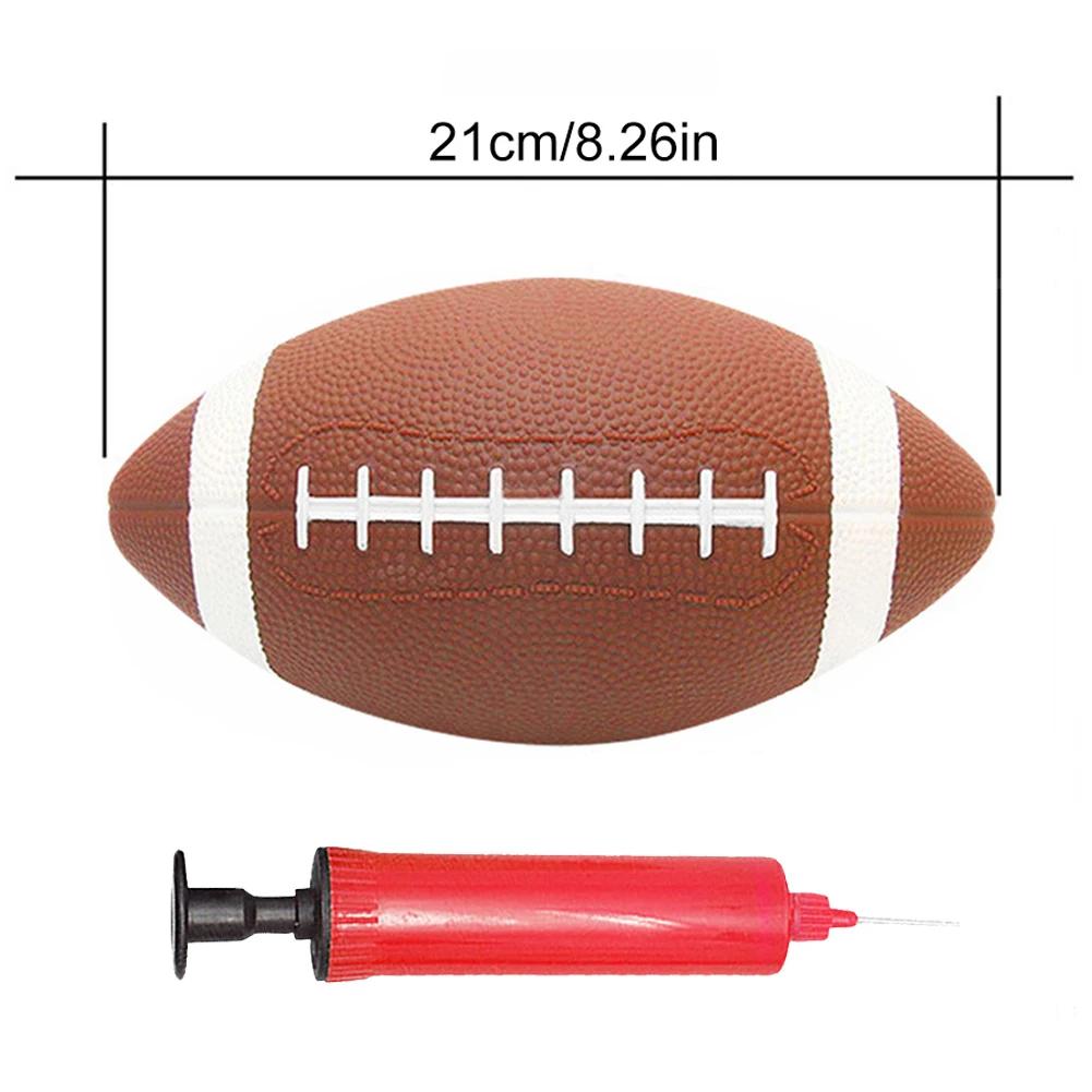 17/21 см американский футбол, надувной мяч для регби, противоскользящая текстура, для взрослых, молодежи, детский тренировочный игровой мяч, детские игрушки
17/21 см американский футбол, надувной мяч для регби, противоскользящая текстура, для взрослых, молодежи, детский тренировочный игровой мяч, детские игрушки