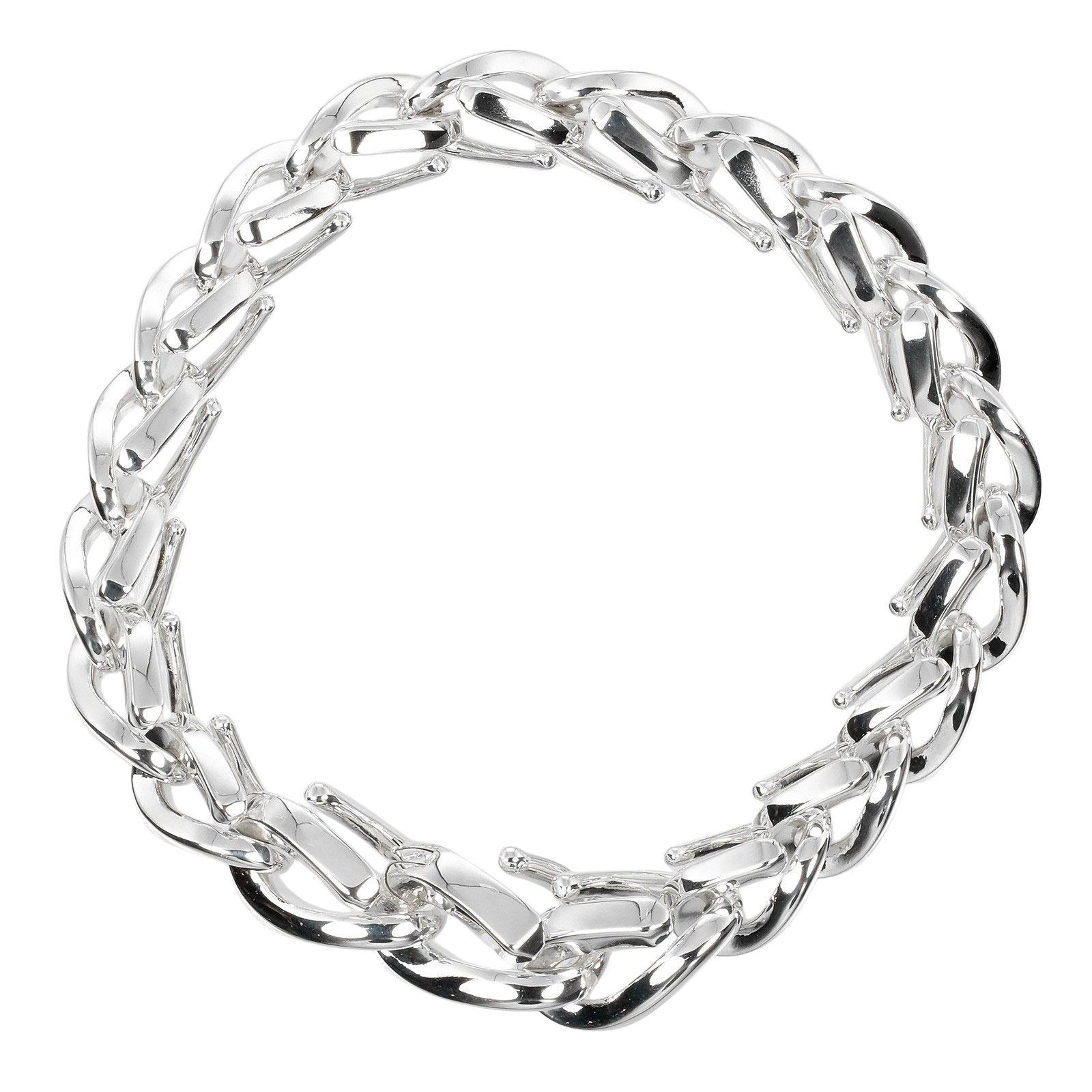 TIFFANY&Co. Forge Medium Link High Polish Bracelet Wrist Size6.7 Silver925 37.6g Women Used
TIFFANY&Co. Forge Medium Link High Polish Bracelet Wrist Size6.7 Silver925 37.6g Women Used
