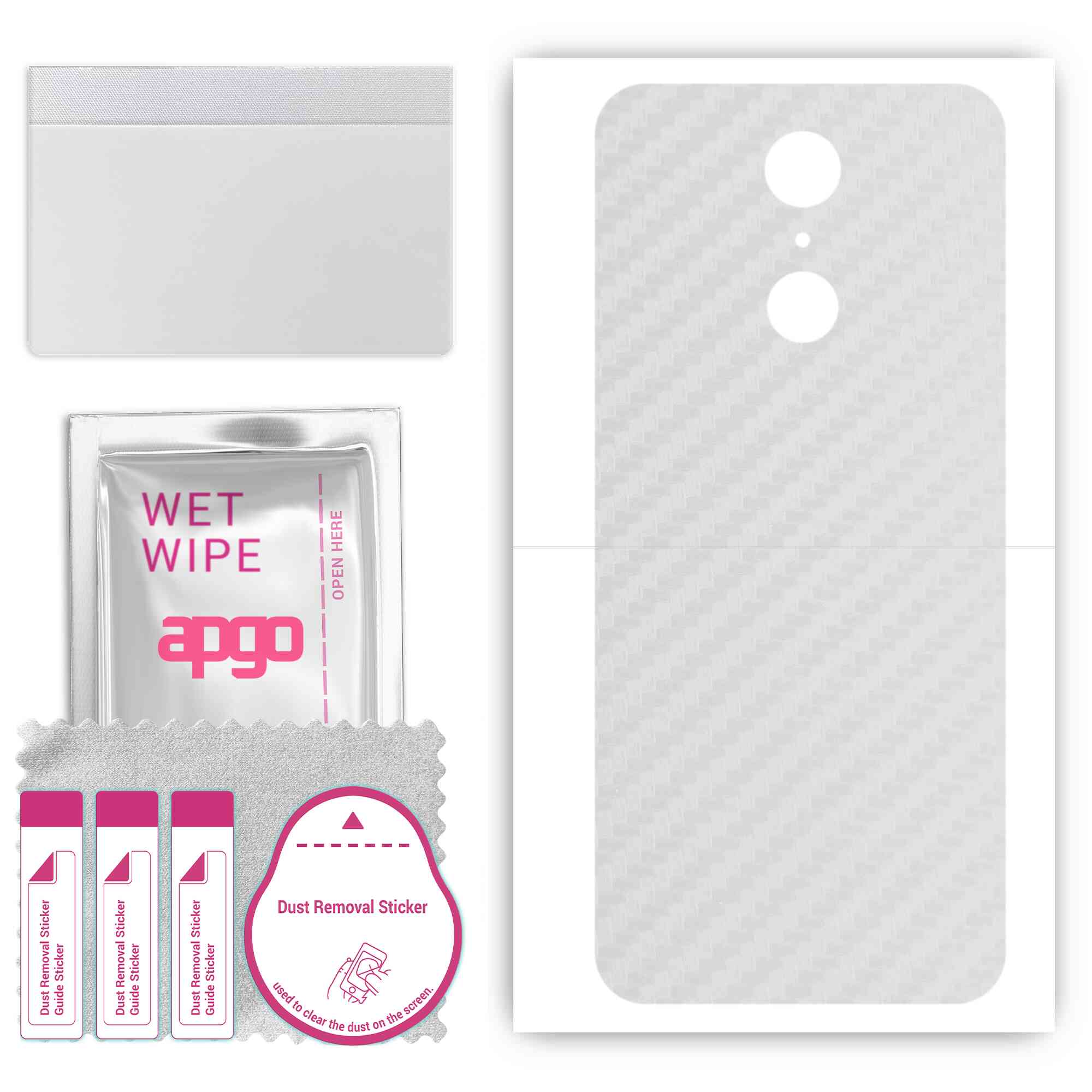 Apgo Protective Skin Sticker для задньої панелі, сумісної з Cubot Nova, Wrap Film, Foil, Vinyl - Pattern Transparent Carbon
Apgo Protective Skin Sticker для задньої панелі, сумісної з Cubot Nova, Wrap Film, Foil, Vinyl - Pattern Transparent Carbon