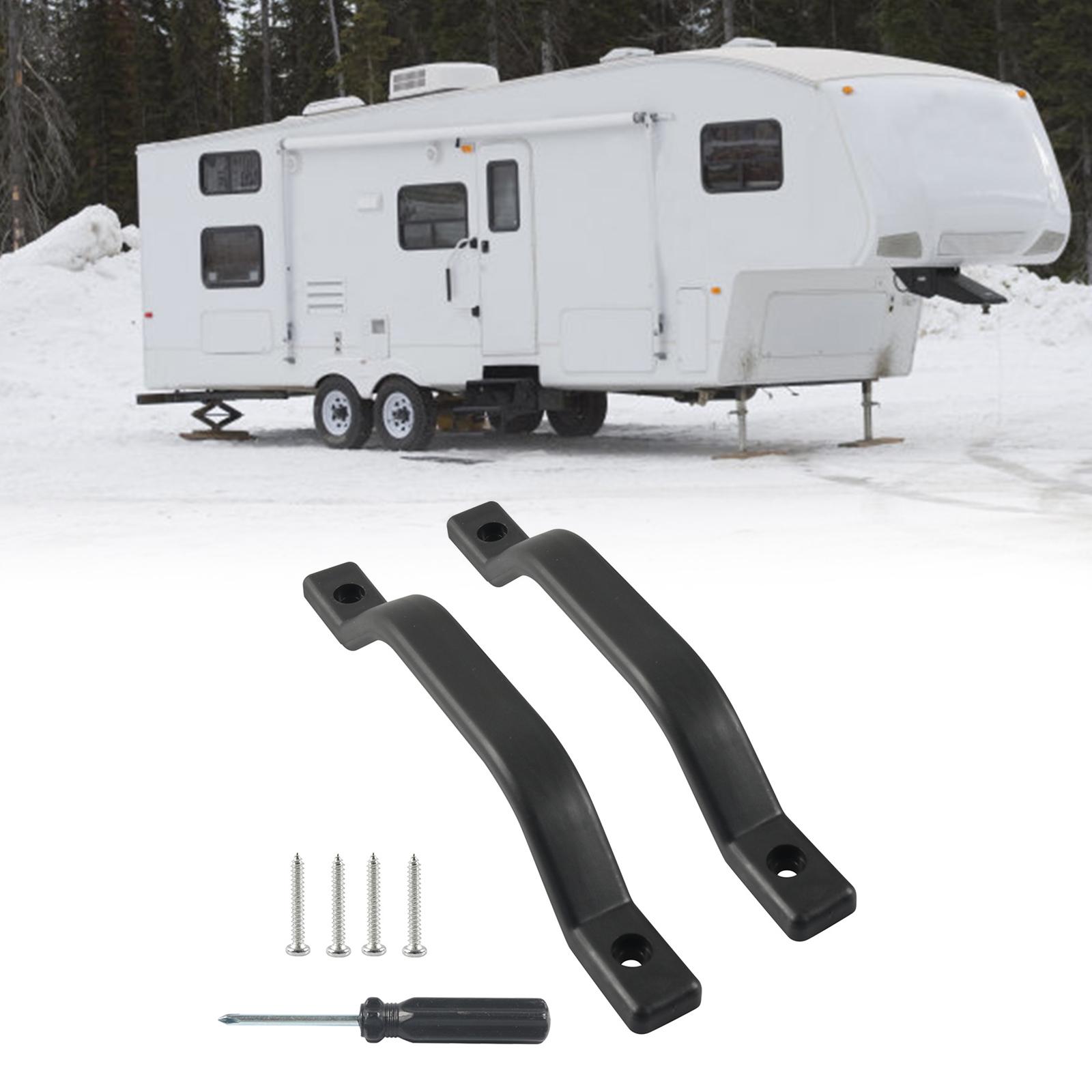 2pcs RV Grab Assist Handle Universal 9.6In Exterior Assist Handle Replacement Anti Slip Grab Bar Door Handle for Camper
2pcs RV Grab Assist Handle Universal 9.6In Exterior Assist Handle Replacement Anti Slip Grab Bar Door Handle for Camper