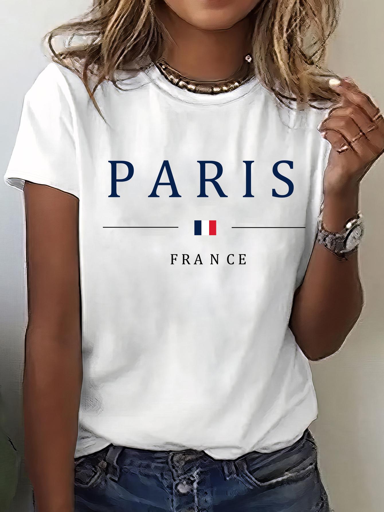 Womens Trendy Letter Print T-Shirt - Short Sleeve Crew Neck Casual Top for Effortless Summer & Spring Style S
Womens Trendy Letter Print T-Shirt - Short Sleeve Crew Neck Casual Top for Effortless Summer & Spring Style S