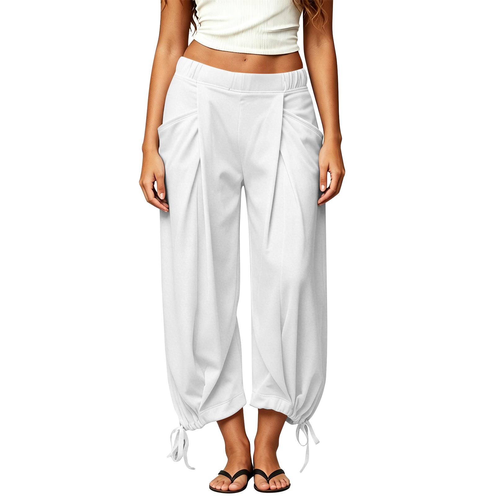 Women s High-Waisted Pocket Casual Sweatpants S білий
Women s High-Waisted Pocket Casual Sweatpants S білий