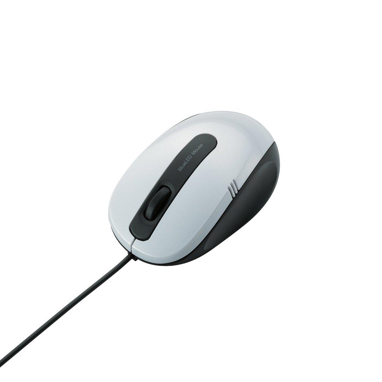 ELECOM Mouse Wired S Size Small 3 Buttons BlueLED Cable White 1.0m M-BL16UBWH білий
ELECOM Mouse Wired S Size Small 3 Buttons BlueLED Cable White 1.0m M-BL16UBWH білий