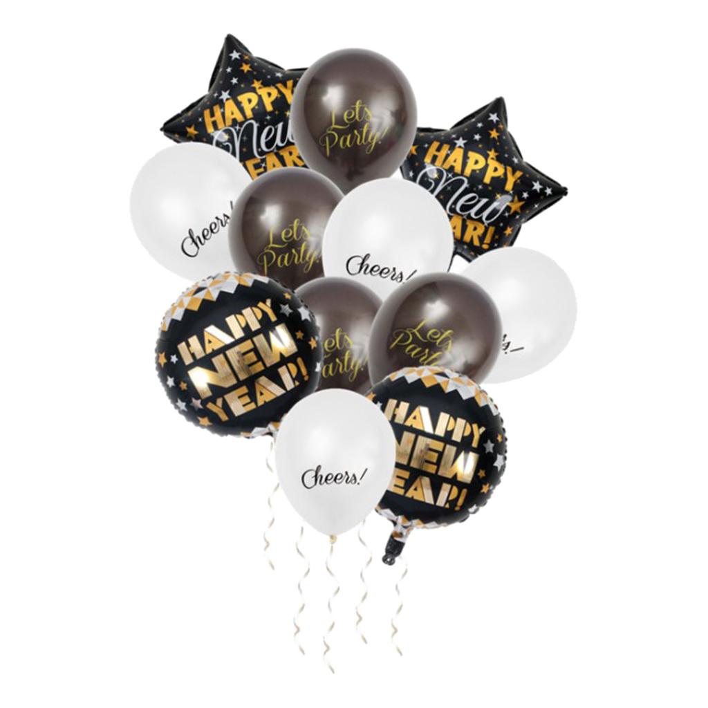 12x Foil Confetti Balloon New Year Eve Holiday Party Celebration Decorations білий
12x Foil Confetti Balloon New Year Eve Holiday Party Celebration Decorations білий
