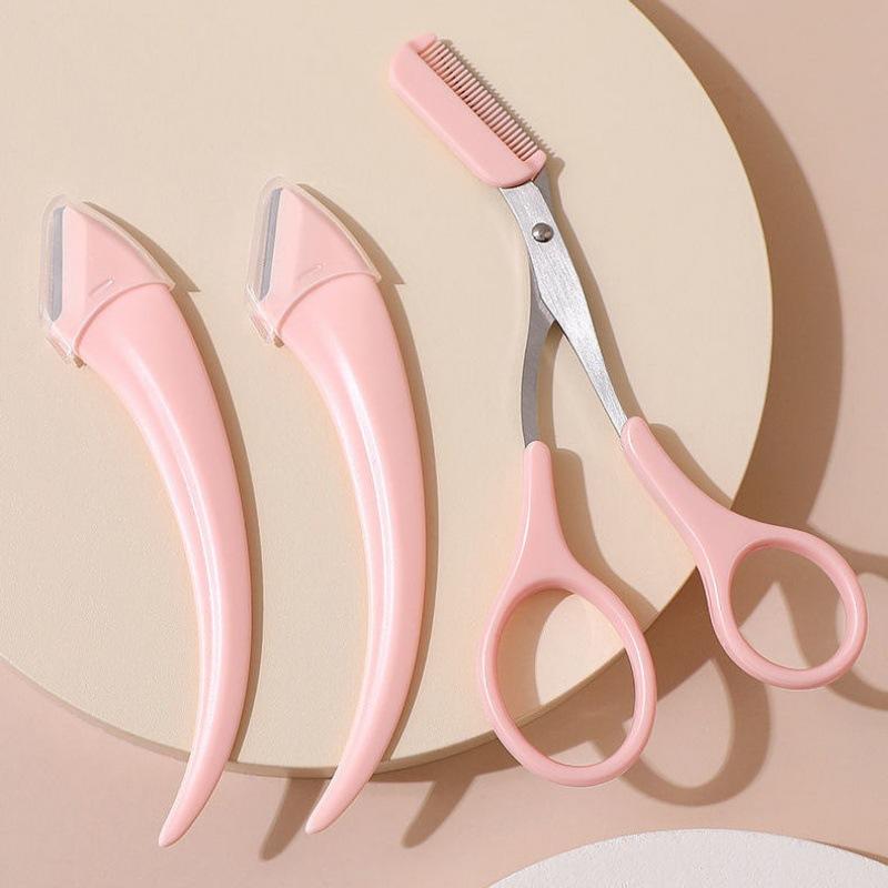 Eyebrow Trimming Knife Face Razor For Women Professional Eyebrow Scissors With Comb Brow Trimmer Scraper Accessories
Eyebrow Trimming Knife Face Razor For Women Professional Eyebrow Scissors With Comb Brow Trimmer Scraper Accessories