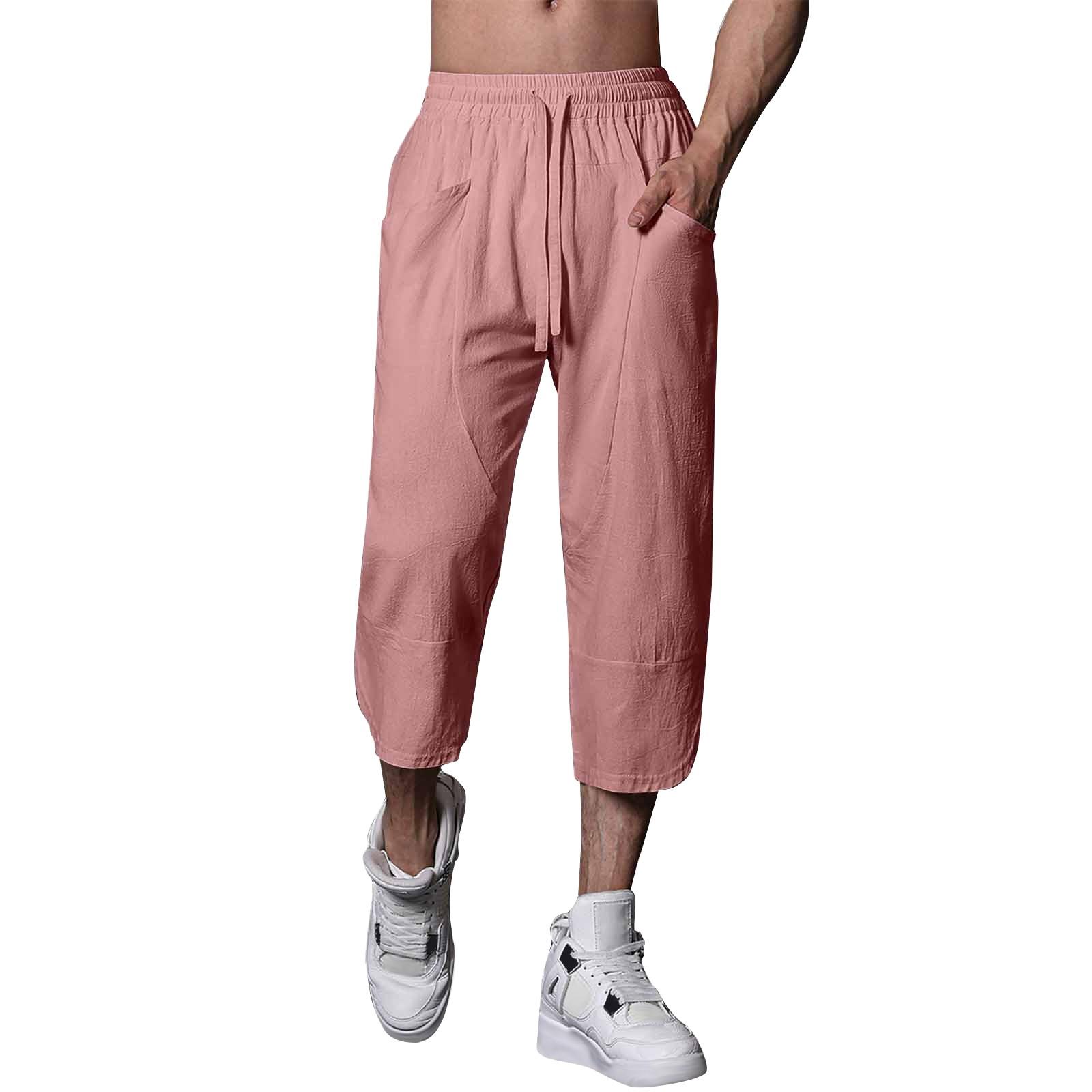 Чоловічі літні повсякденні укорочені штани на шнурках Чоловічі дихаючі укорочені штани з бавовни та льону L
Чоловічі літні повсякденні укорочені штани на шнурках Чоловічі дихаючі укорочені штани з бавовни та льону L