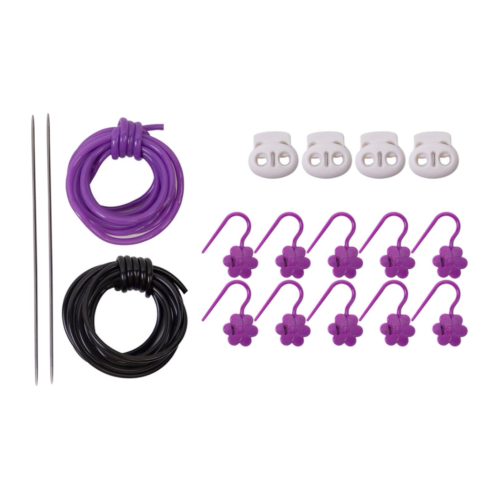 Держатель петель 4 фиксатора шнура, 2 иглы, 2 вязальных шнура, 10 маркеров петель DIY для удержания петель, стопоры для игл, стопор для петель
Держатель петель 4 фиксатора шнура, 2 иглы, 2 вязальных шнура, 10 маркеров петель DIY для удержания петель, стопоры для игл, стопор для петель