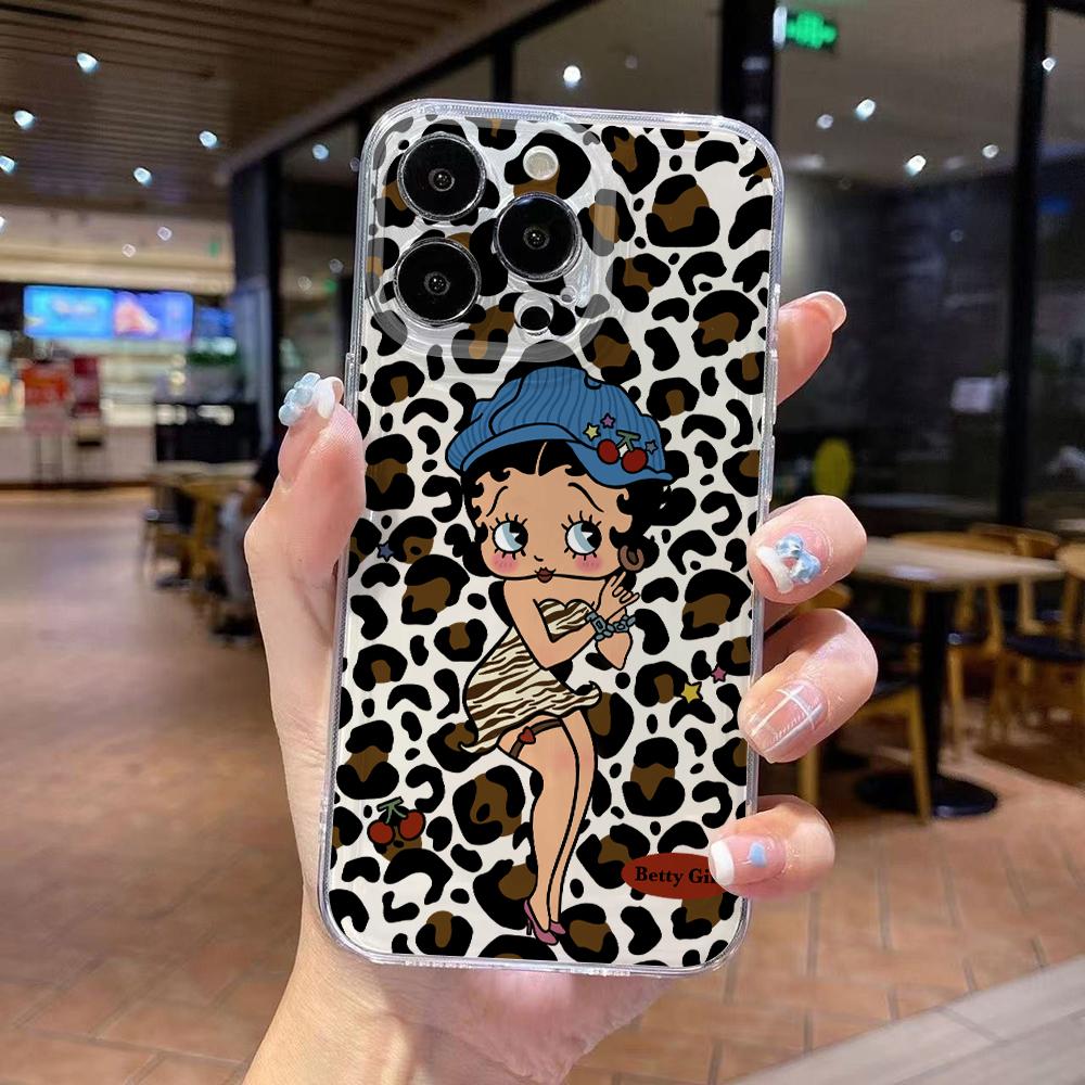Leopard Print B-Bettys Phone Case for iPhone 17 Air 16 15 14 Plus 13 12 11 Pro Max X Xs XR 8 e Soft TPU Transparent Cover iPhone 16
Leopard Print B-Bettys Phone Case for iPhone 17 Air 16 15 14 Plus 13 12 11 Pro Max X Xs XR 8 e Soft TPU Transparent Cover iPhone 16