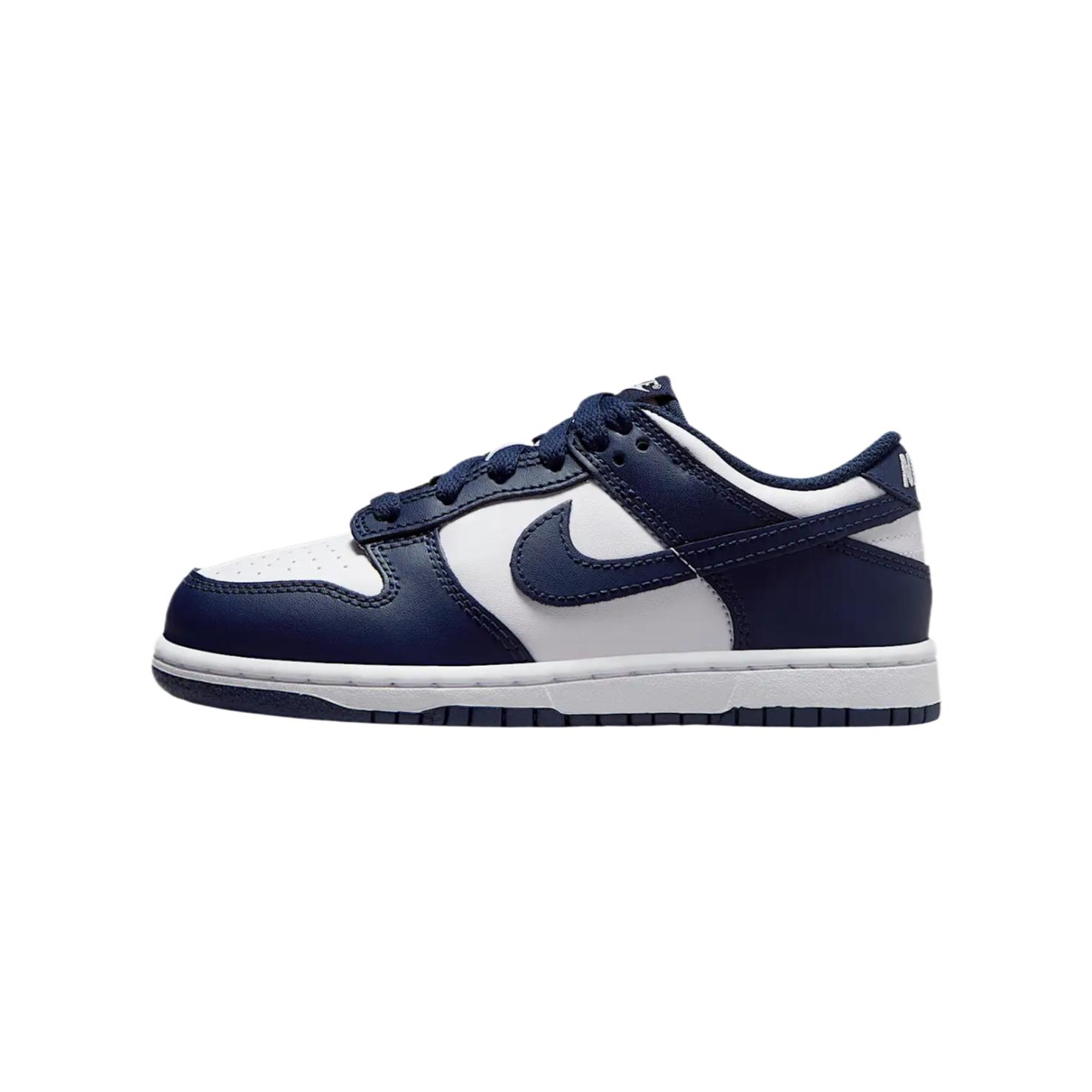 Nike Dunk Low PS Midnight Navy Kids Sneakers Blue White FB9108-116 35
Nike Dunk Low PS Midnight Navy Kids Sneakers Blue White FB9108-116 35