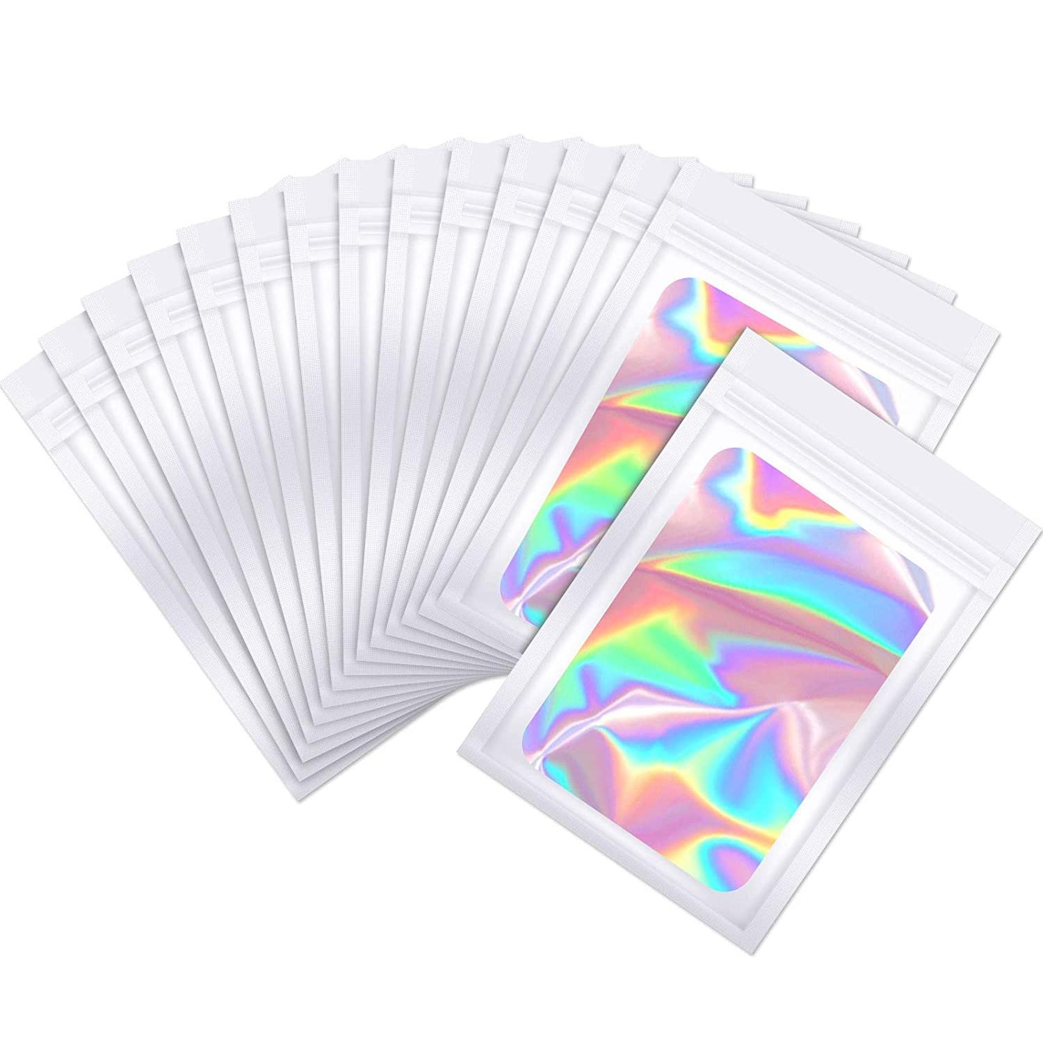 100 Pc Smell Proof Mylar Bags Resealable Odor Proof Bags Holographic Packaging Pouch Bag With Clear Window For Food 7x10cm белый
100 Pc Smell Proof Mylar Bags Resealable Odor Proof Bags Holographic Packaging Pouch Bag With Clear Window For Food 7x10cm белый