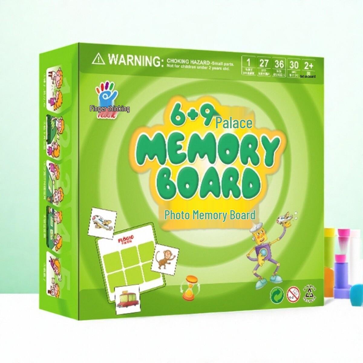 6x9 Grid Photo Memory Board - Early Education Puzzle & Toddler Brain Development Teaching Aid
6x9 Grid Photo Memory Board - Early Education Puzzle & Toddler Brain Development Teaching Aid