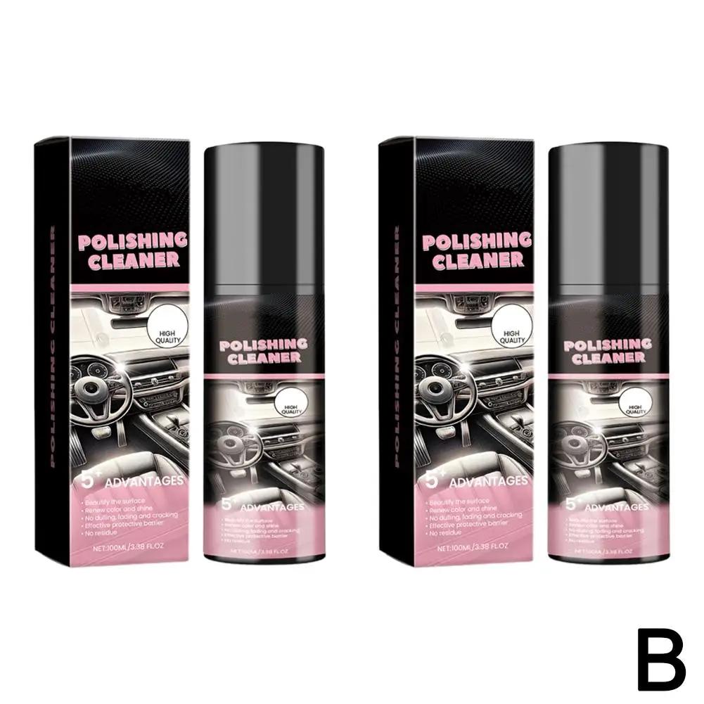 100ml Car Interior Polishing Agent Plastic Renovator Stains Agent Remove lasting Polish Long Restore Maintenance Auto Leath Q7A0
100ml Car Interior Polishing Agent Plastic Renovator Stains Agent Remove lasting Polish Long Restore Maintenance Auto Leath Q7A0