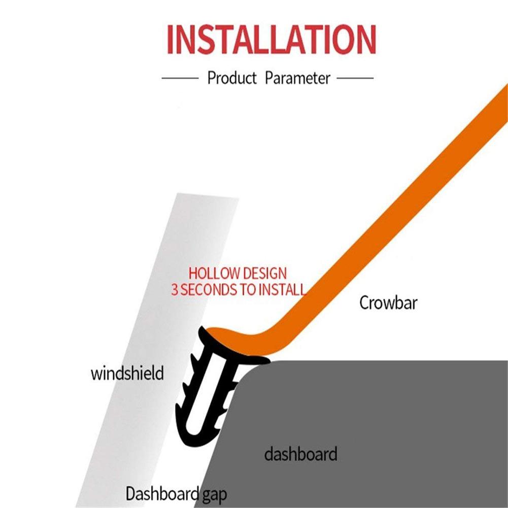 1,6 м черная резиновая полоса для лобового стекла двери автомобиля для приборной панели автомобиля края лобового стекла пыленепроницаемые анти чёрный