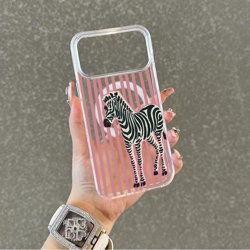 Zebra Stripe Magnetic Phone Case for Apple 17Pro/16/15/14/13/12/11 - Large Hole, Transparent iPhone 14 Pro
Zebra Stripe Magnetic Phone Case for Apple 17Pro/16/15/14/13/12/11 - Large Hole, Transparent iPhone 14 Pro