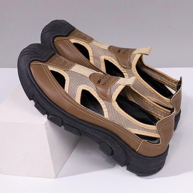 Sandals men s 2025 summer new mesh breathable hole shoes driving outdoor leisure trend wading shoes beach shoes 44
Sandals men s 2025 summer new mesh breathable hole shoes driving outdoor leisure trend wading shoes beach shoes 44