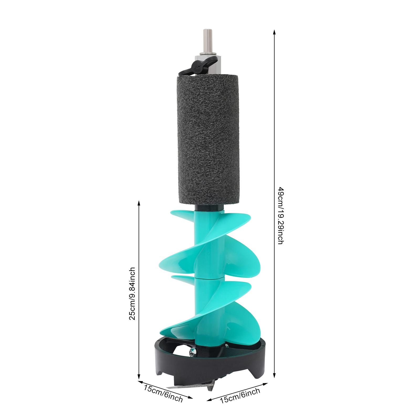 19.29 Ice Drill Auger - Nylon & Stainless Steel Electric Drill Attachment with Blade Protective Cover for Ice Fishing синий
19.29 Ice Drill Auger - Nylon & Stainless Steel Electric Drill Attachment with Blade Protective Cover for Ice Fishing синий