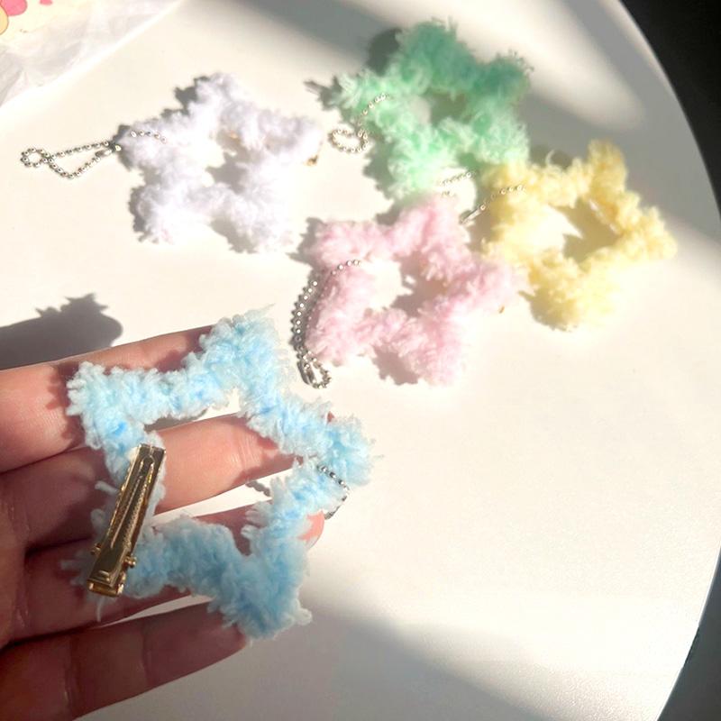 2шт эстетический брелок кулон Y2k плюшевая звезда красочная заколка для волос Harajuku милый молочный коктейль
2шт эстетический брелок кулон Y2k плюшевая звезда красочная заколка для волос Harajuku милый молочный коктейль