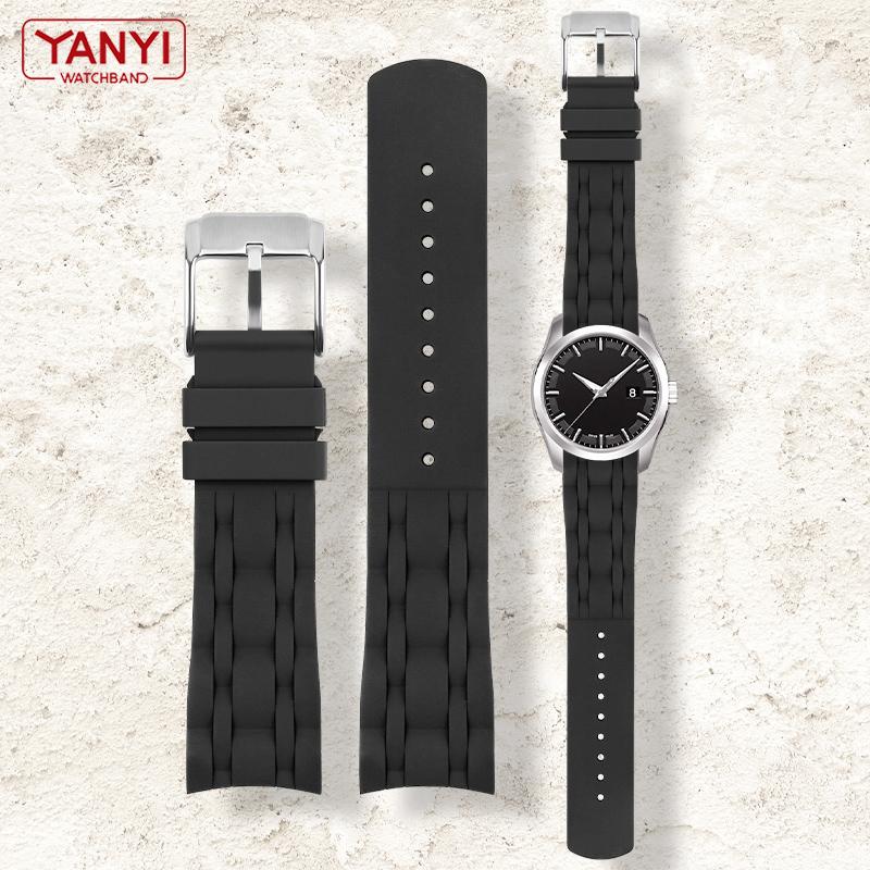 Фторкаучуковий ремінець 22 мм для ремінця для годинника tissot T03541016051. Спеціальний інтерфейс, що відповідає вигнутому кінці браслета, ремінця для браслета 22mm
Фторкаучуковий ремінець 22 мм для ремінця для годинника tissot T03541016051. Спеціальний інтерфейс, що відповідає вигнутому кінці браслета, ремінця для браслета 22mm