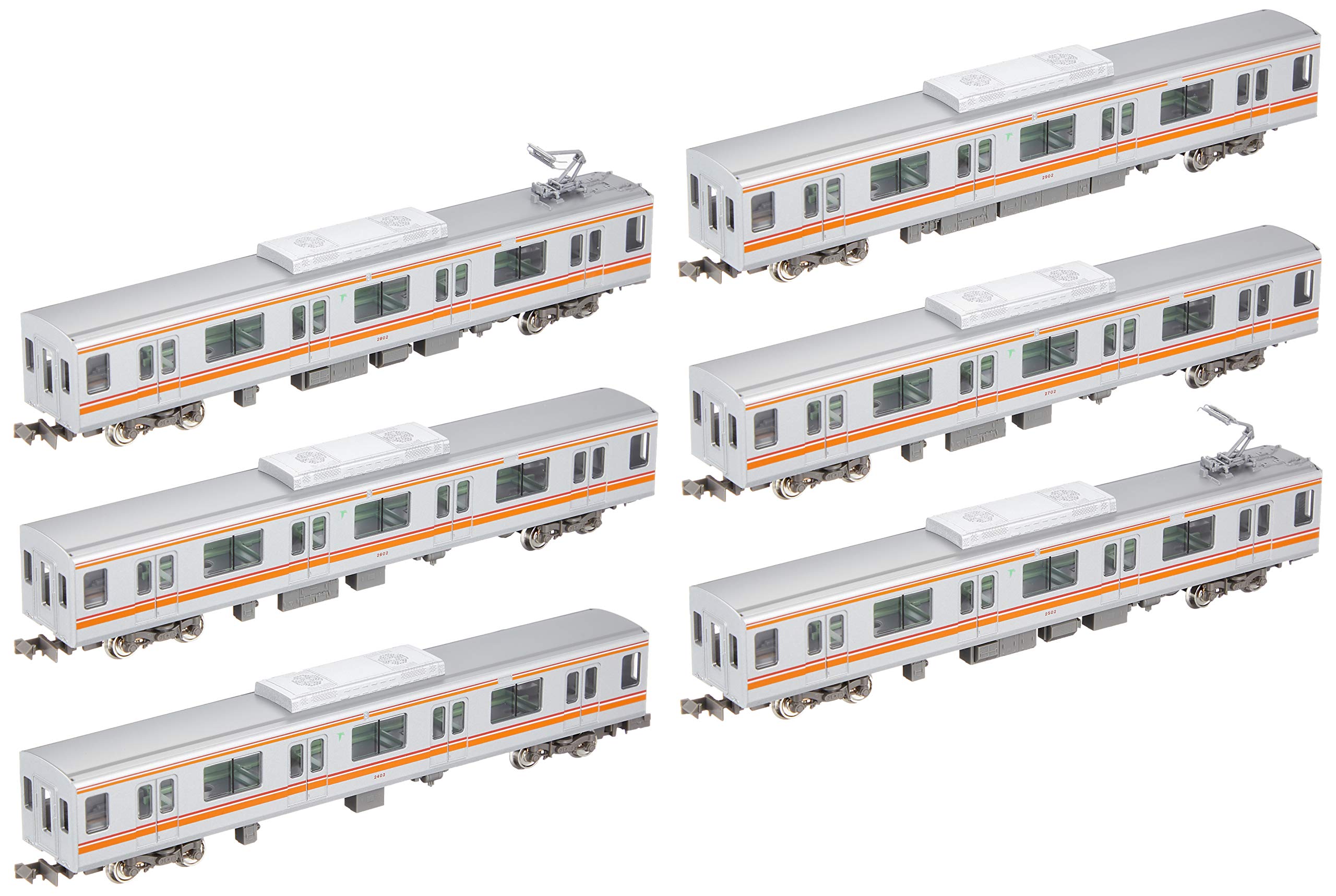 Green Max N Gauge Toyo Rapid Railway 2000 Series 2nd Formation Destination Selection Type Set for Additional Intermediate Cars No Power 30279 Railway
Green Max N Gauge Toyo Rapid Railway 2000 Series 2nd Formation Destination Selection Type Set for Additional Intermediate Cars No Power 30279 Railway