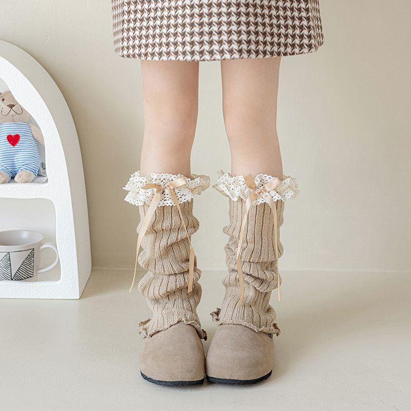 Осенне-зимние меланжевые вязаные гетры в лесном стиле с лентами-бантами, кружевные носки с оборками в стиле лолиты one size
Осенне-зимние меланжевые вязаные гетры в лесном стиле с лентами-бантами, кружевные носки с оборками в стиле лолиты one size