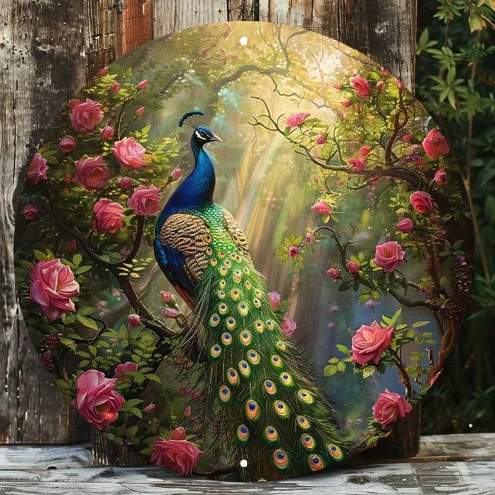 Vibrant Peacock Pink Roses Metal Wall Art UV Scratch Resistant Indoor Outdoor Home Decor 20x20
Vibrant Peacock Pink Roses Metal Wall Art UV Scratch Resistant Indoor Outdoor Home Decor 20x20