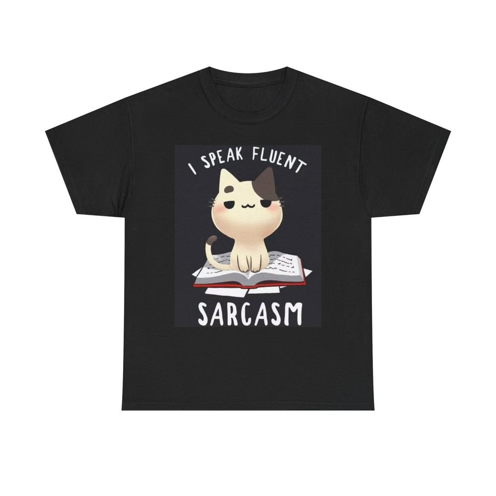 I Speak Fluent Sarcasm Graphic T Shirt Funny Cat Kittens Unisex Heavy Cotton Tee 2XL
I Speak Fluent Sarcasm Graphic T Shirt Funny Cat Kittens Unisex Heavy Cotton Tee 2XL