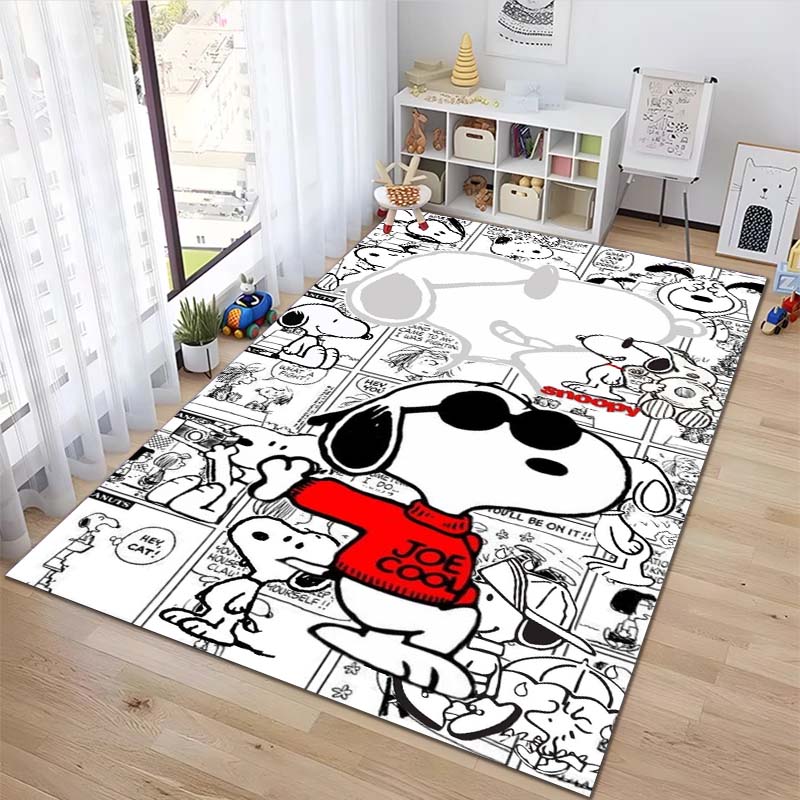 Rug with a Snoopy cartoon print, non-slip and stain-resistant, perfect for home decoration and as a gift for friends and family. 60x90cm
Rug with a Snoopy cartoon print, non-slip and stain-resistant, perfect for home decoration and as a gift for friends and family. 60x90cm