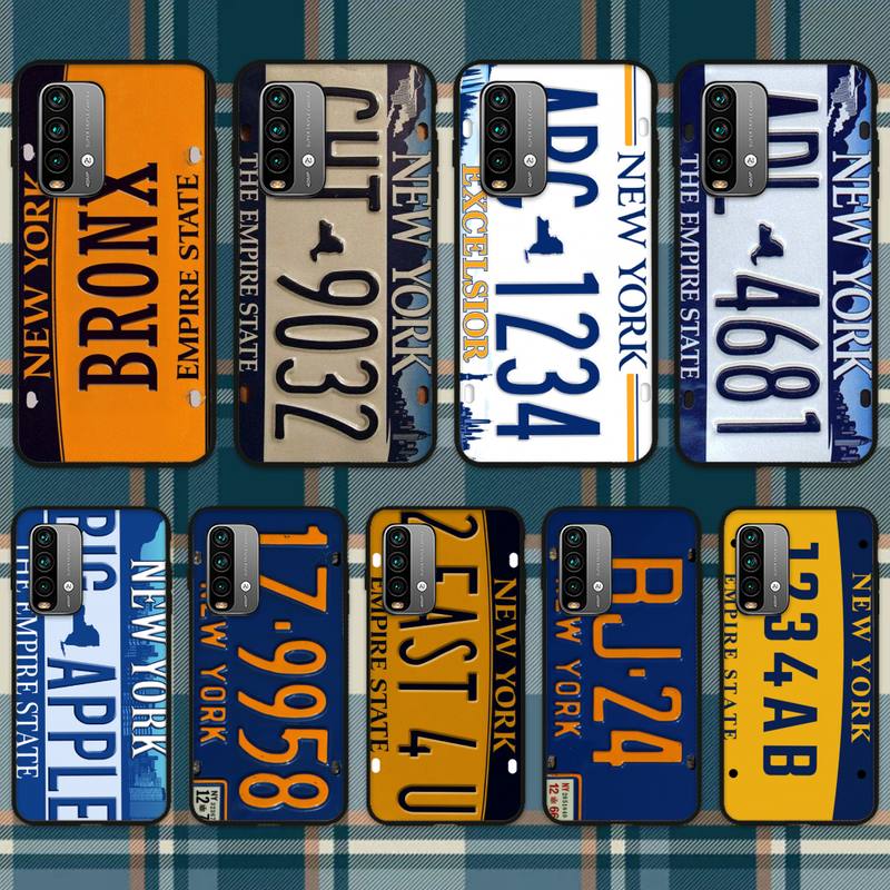 New York License Plate Number Phone Case For Xiaomi9 10 11PRO LITE Redmi NOTE7 8 9 10A PRO K40 Poco3 Shell
New York License Plate Number Phone Case For Xiaomi9 10 11PRO LITE Redmi NOTE7 8 9 10A PRO K40 Poco3 Shell