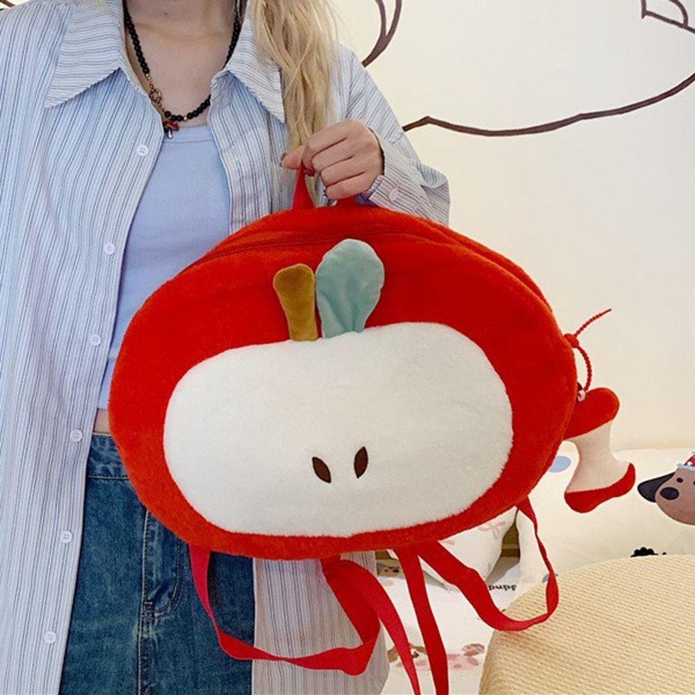 Large Capacity Cartoon Fruit Plush Backpack Kawaii Cute Decorate Knapsack Outdoor Backpack
Large Capacity Cartoon Fruit Plush Backpack Kawaii Cute Decorate Knapsack Outdoor Backpack