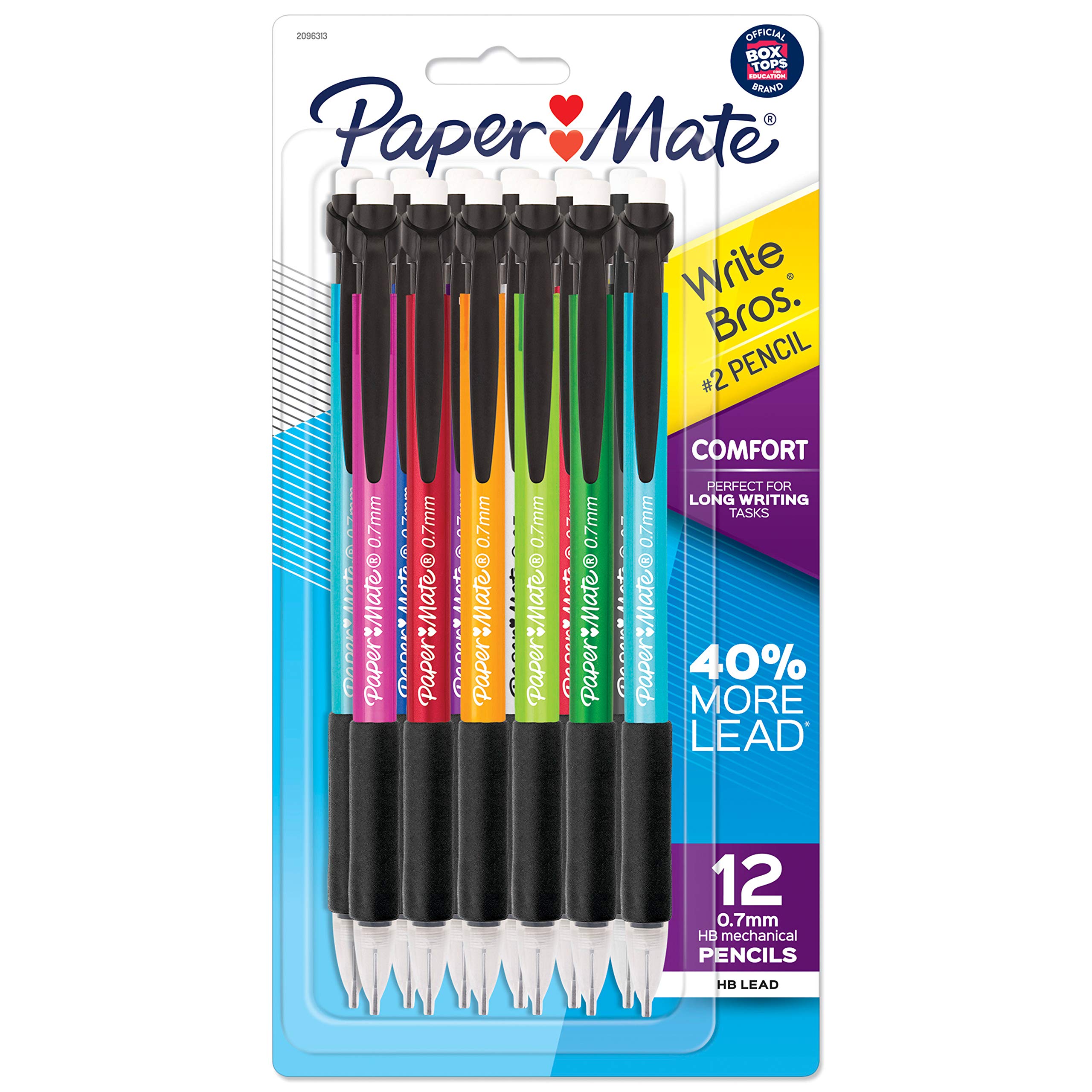 Механічний олівець Paper Mate Write Bros Standard Mechanical ідеально підходить для стандартизованого олівця №2. тестування.
Механічний олівець Paper Mate Write Bros Standard Mechanical ідеально підходить для стандартизованого олівця №2. тестування.