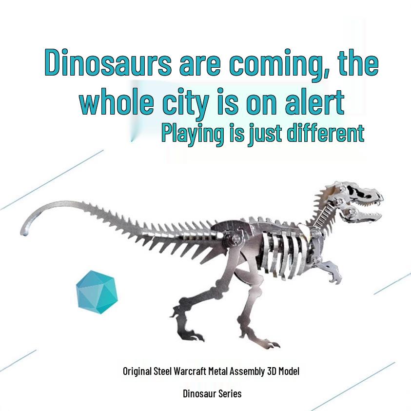 Steel Beast T-Rex Dinosaur Series: 3D Metal Mechanical Model Kit - Advanced Puzzle Toy
Steel Beast T-Rex Dinosaur Series: 3D Metal Mechanical Model Kit - Advanced Puzzle Toy