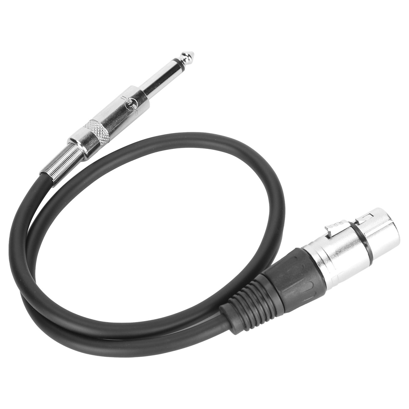 6.35mm XLR Female to TRS Audio Cable Balanced Interconnect Cable for Microphone MixerXLR Female 1m 3.3ft 1m / 3.3ft
6.35mm XLR Female to TRS Audio Cable Balanced Interconnect Cable for Microphone MixerXLR Female 1m 3.3ft 1m / 3.3ft