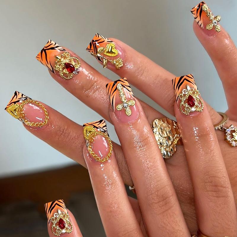 High-Quality Gemstone Diamond Press-On Nails: Handmade, Removable Nail Art Pieces Small (20 pieces)
High-Quality Gemstone Diamond Press-On Nails: Handmade, Removable Nail Art Pieces Small (20 pieces)