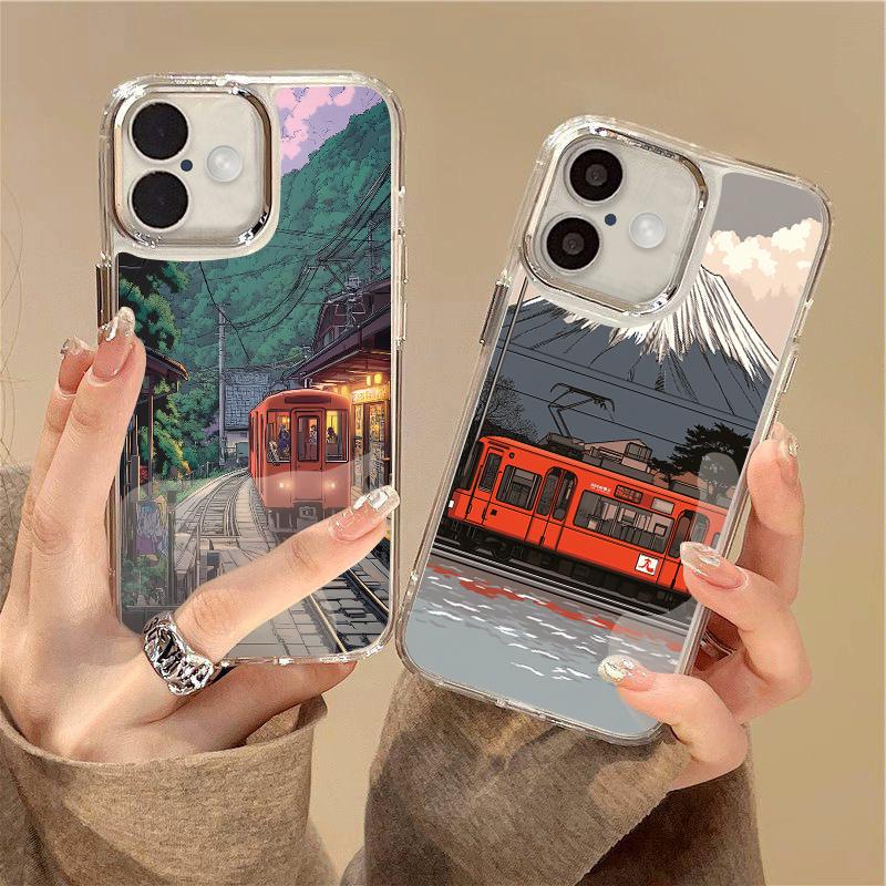 Тонкий мягкий чехол Fuji Train Print для iPhone 16 15 Pro Max 14 13 12 Pro 11 с защитой линз, прозрачный противоударный прозрачный чехол для телефона iPhone 16
Тонкий мягкий чехол Fuji Train Print для iPhone 16 15 Pro Max 14 13 12 Pro 11 с защитой линз, прозрачный противоударный прозрачный чехол для телефона iPhone 16